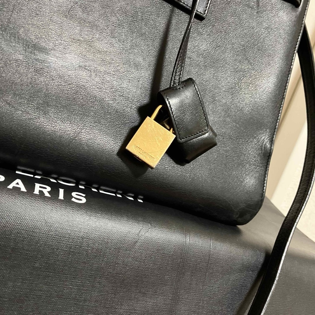 SAINT LAURENT - サンローランパリ ブラックサックドジュール SAINT LAURENT - サンローランパリ ブラックサックドジュール