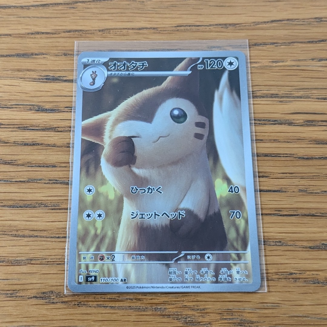 ポケモン - ポケモンカード オオタチ AR ポケカ バトル ポケモン - ポケモンカード オオタチ AR ポケカ バトル