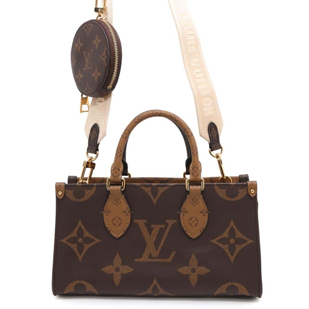 LOUIS VUITTON - ルイヴィトン ハンドバッグ モノグラム・リバース ジャイアント オンザゴー EW M46653 2wayショルダーバッグ