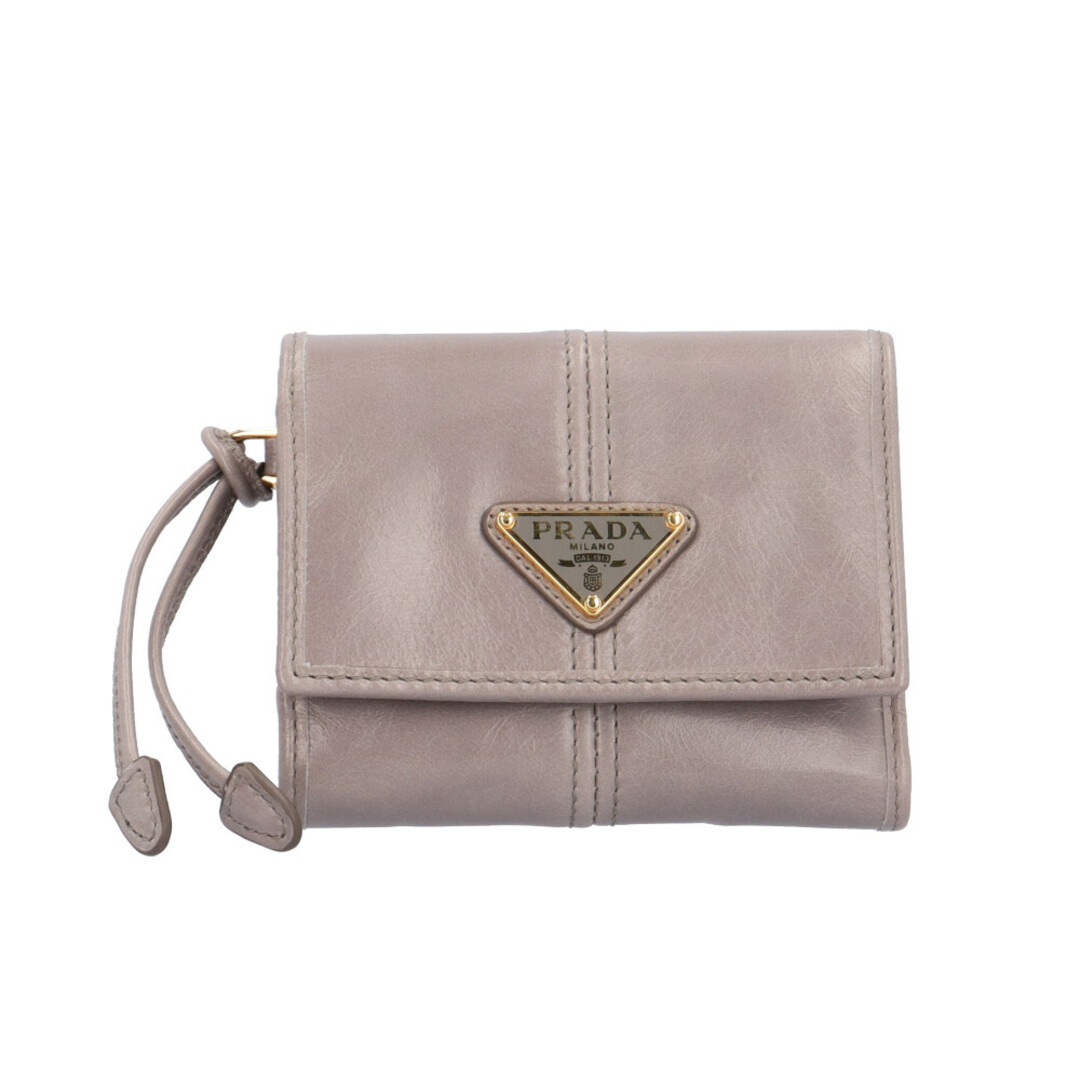 PRADA - プラダ 三つ折り財布 レザー 1MH043 ユニセックス PRADA PRADA - プラダ 三つ折り財布 レザー 1MH043 ユニセックス PRADA