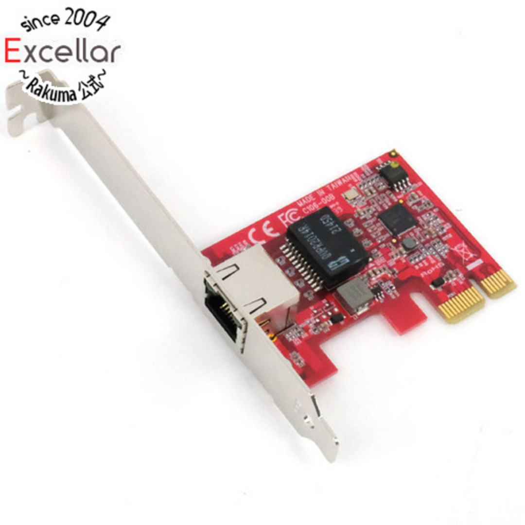 玄人志向(クロウトシコウ)の玄人志向 イーサネットボード GBE2.5i-PCIE LAN スマホ/家電/カメラのPC/タブレット(PC周辺機器)の商品写真