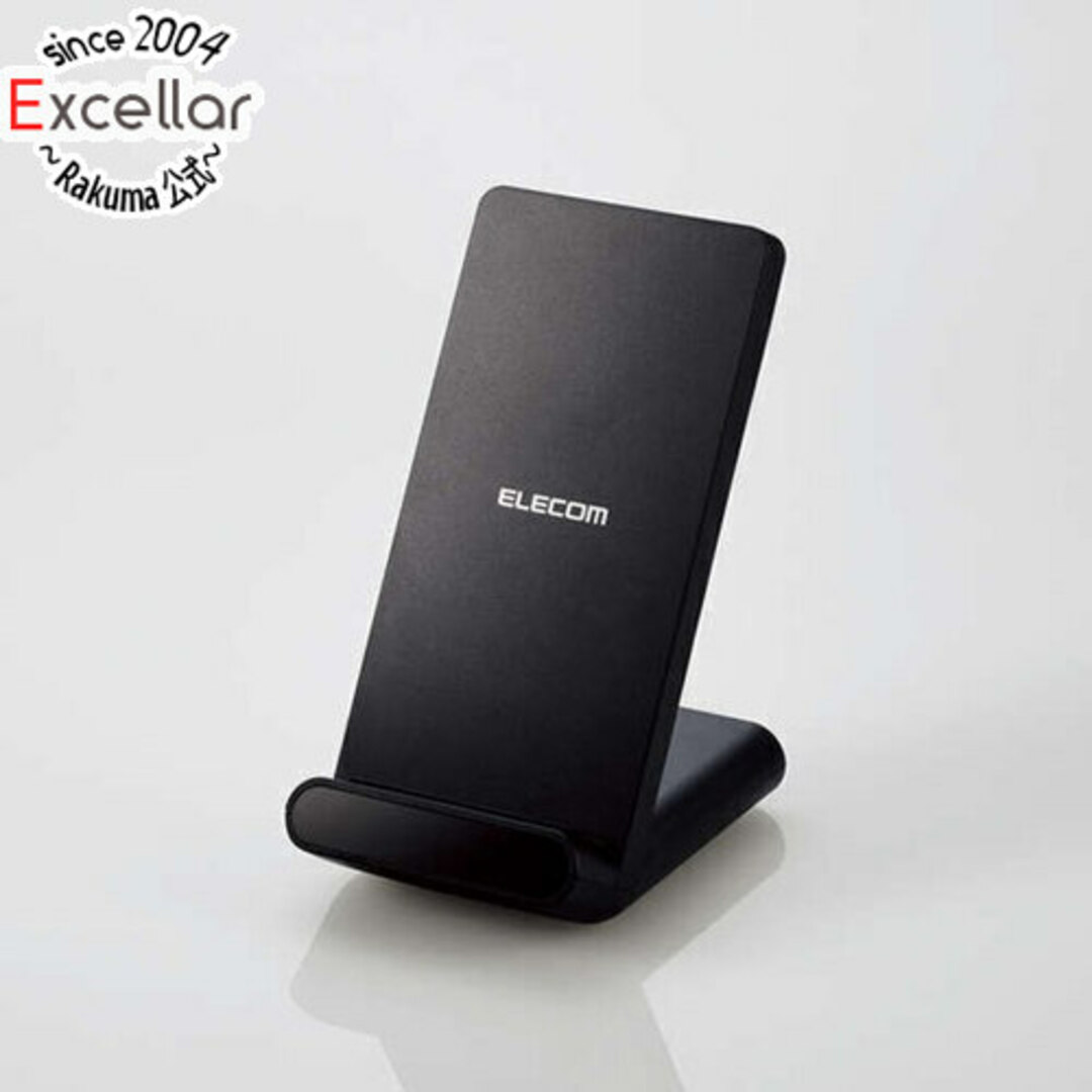 ELECOM(エレコム)のELECOM Qi規格対応ワイヤレス充電器 W-QS09BK ブラック スマホ/家電/カメラのスマートフォン/携帯電話(バッテリー/充電器)の商品写真