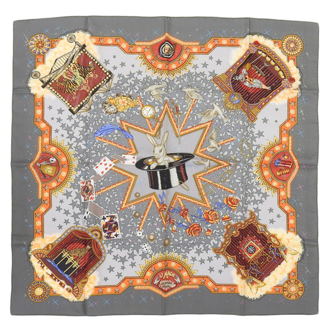 エルメス HERMES カレ90 LA MAGIE 「マジック」 スカーフ シルク エルメス HERMES カレ90 LA MAGIE 「マジック」 スカーフ シルク