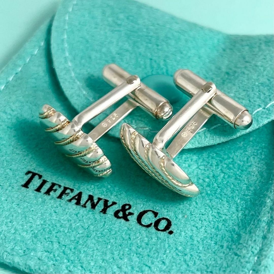 Tiffany & Co. - ティファニー ストライプ ツイスト チェーン Tiffany & Co. - ティファニー ストライプ ツイスト チェーン