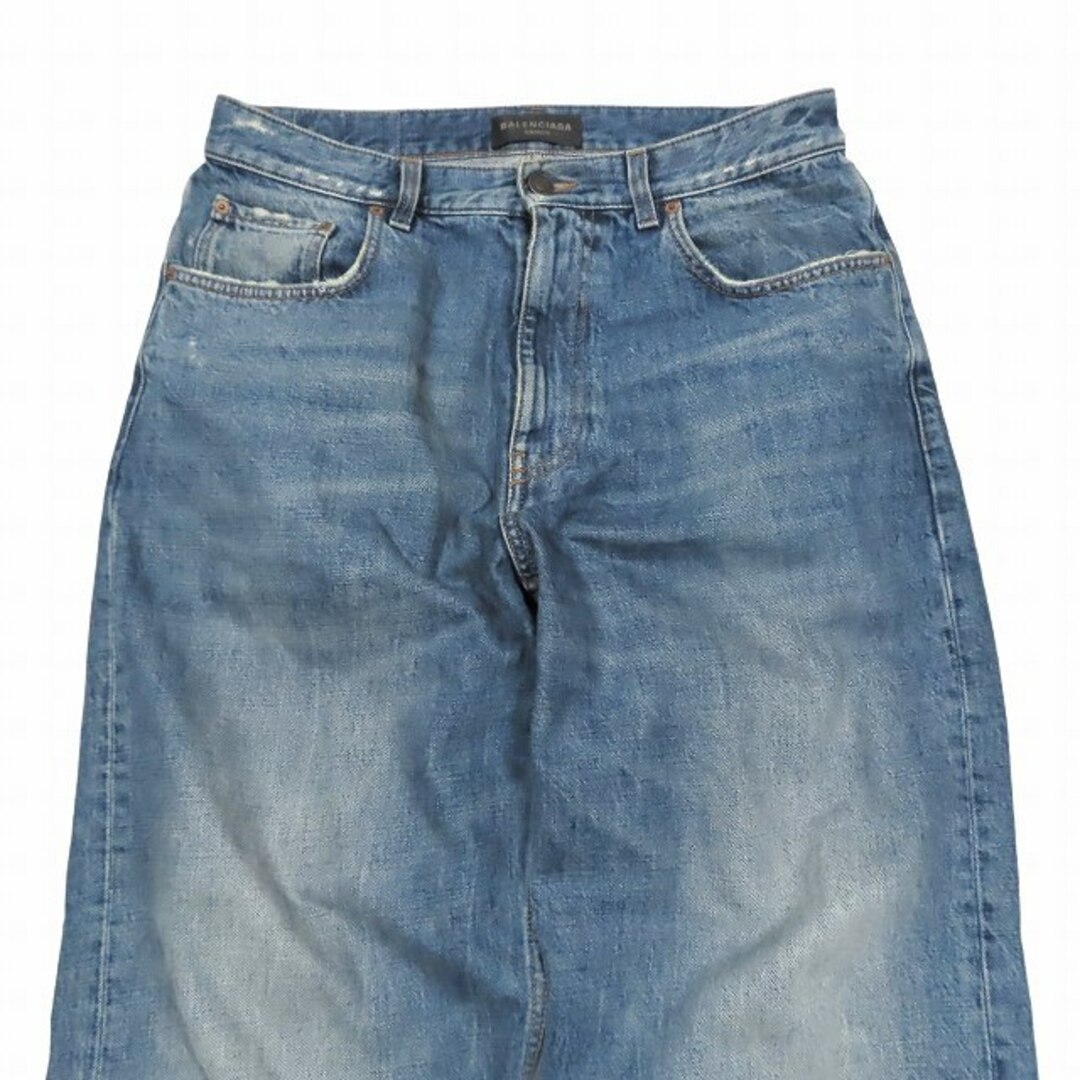 BALENCIAGA - BALENCIAGA 裾クラッシュ ダメージ加工 ルーズ BALENCIAGA - BALENCIAGA 裾クラッシュ ダメージ加工 ルーズ