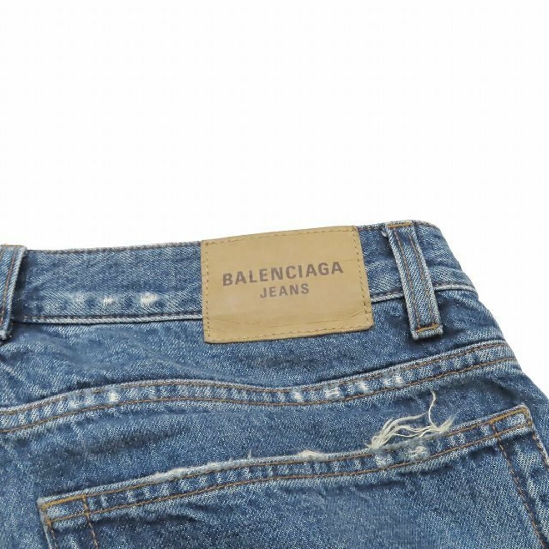BALENCIAGA - BALENCIAGA 裾クラッシュ ダメージ加工 ルーズ BALENCIAGA - BALENCIAGA 裾クラッシュ ダメージ加工 ルーズ