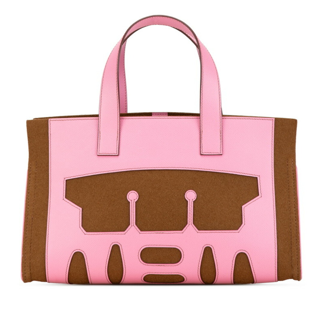 HERMES - 美品 エルメス プティアッシュ トートPM トートバッグ ハンドバッグ フェルト レディース HERMES 【228-87450】