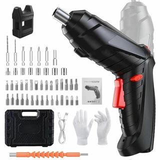 電動ドライバー 初心者向け USB充電 軽量 DIY 家具組立(日用品/生活雑貨)
