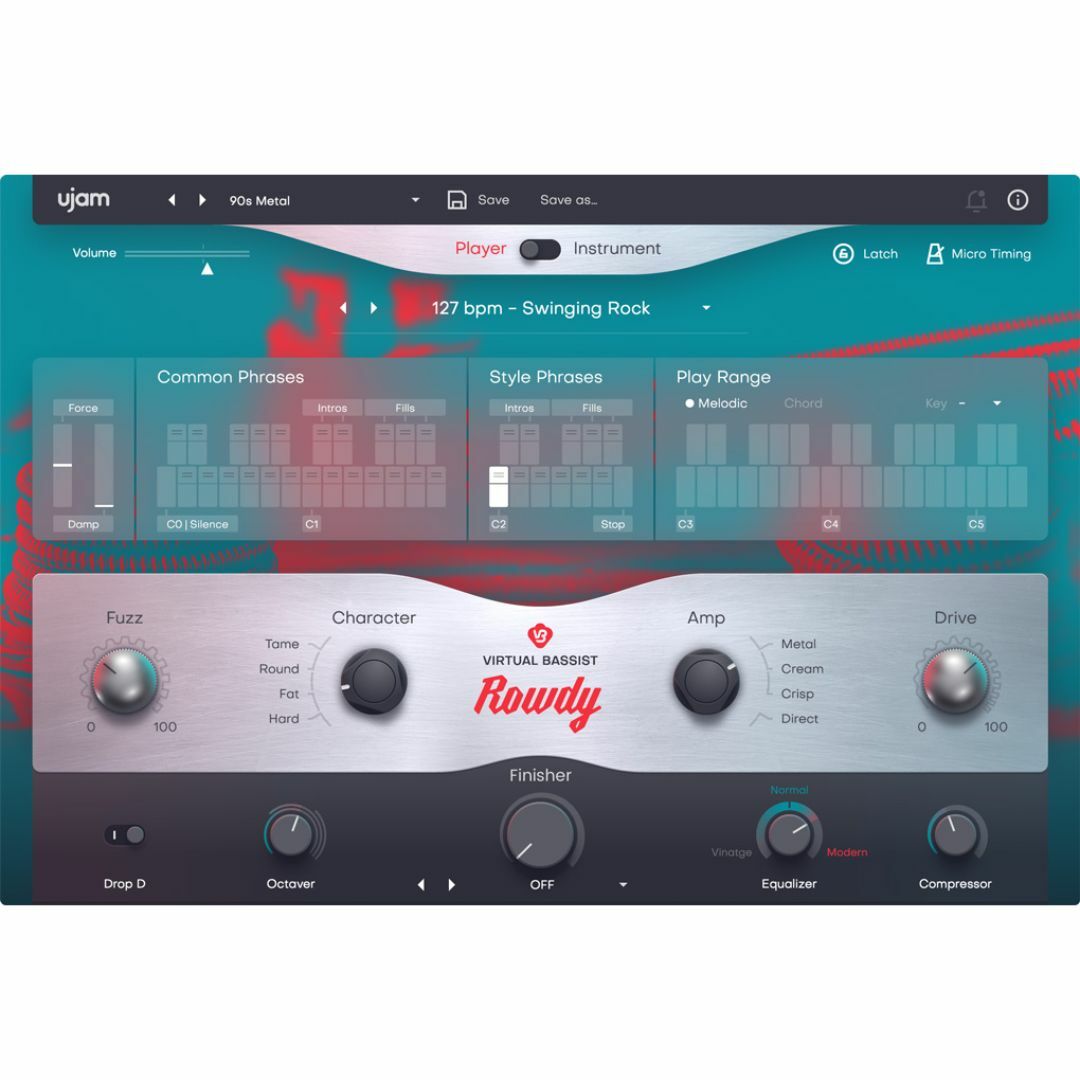 UJAM Virtual Bassist ROWDY 2 正規品 楽器のDTM/DAW(ソフトウェアプラグイン)の商品写真