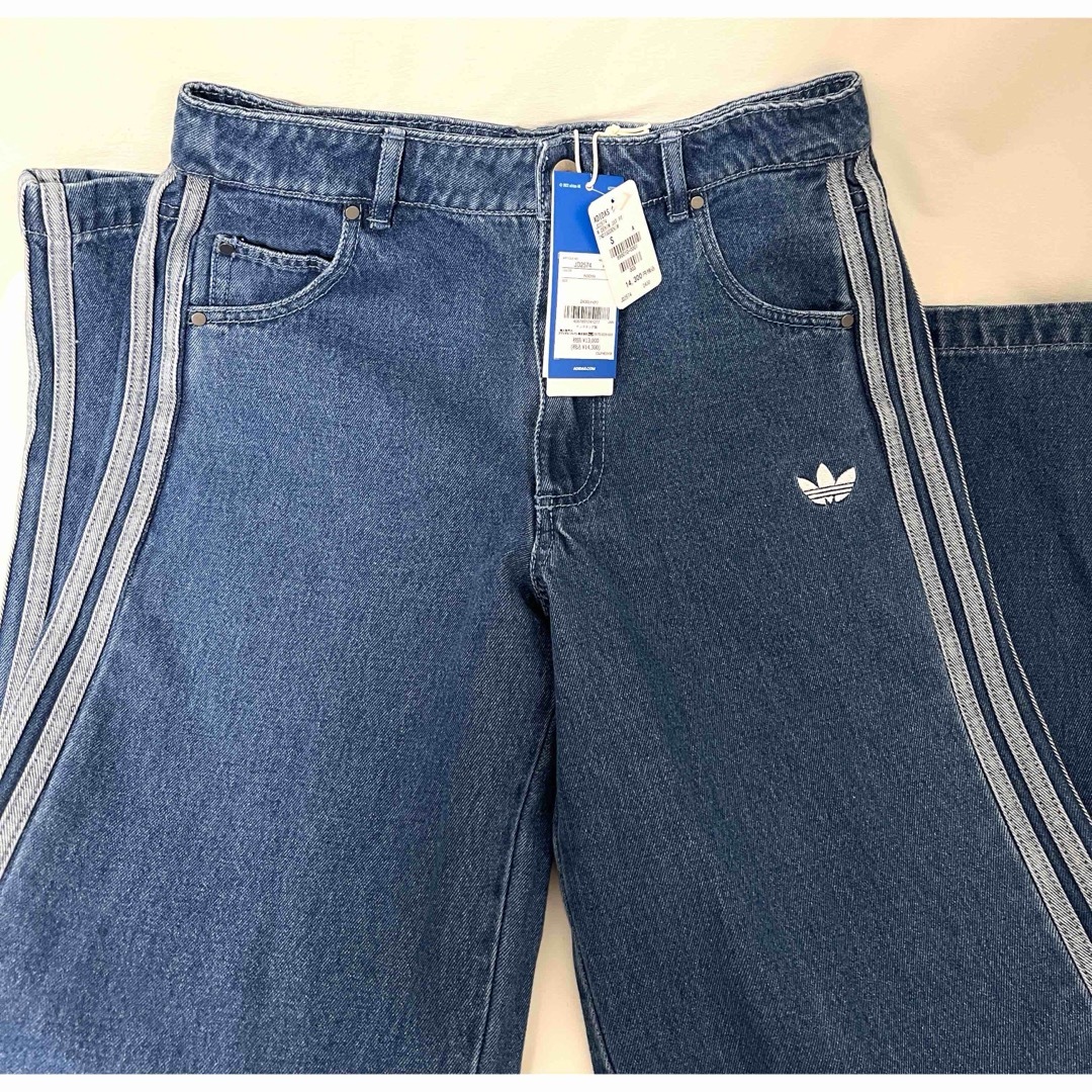 adidas - S アディダス スリーストライプ デニム パンツ adidas adidas - S アディダス スリーストライプ デニム パンツ adidas