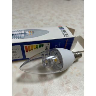 LED電球 シャンデリア型 40W形相当 電球色 昼白色 500lm シャンデリ(蛍光灯/電球)