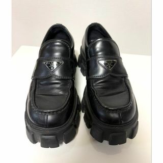 PRADA - 定価17万 prada プラダ モノリス ローファー 6.5 25.5 PRADA - 定価17万 prada プラダ モノリス ローファー 6.5 25.5