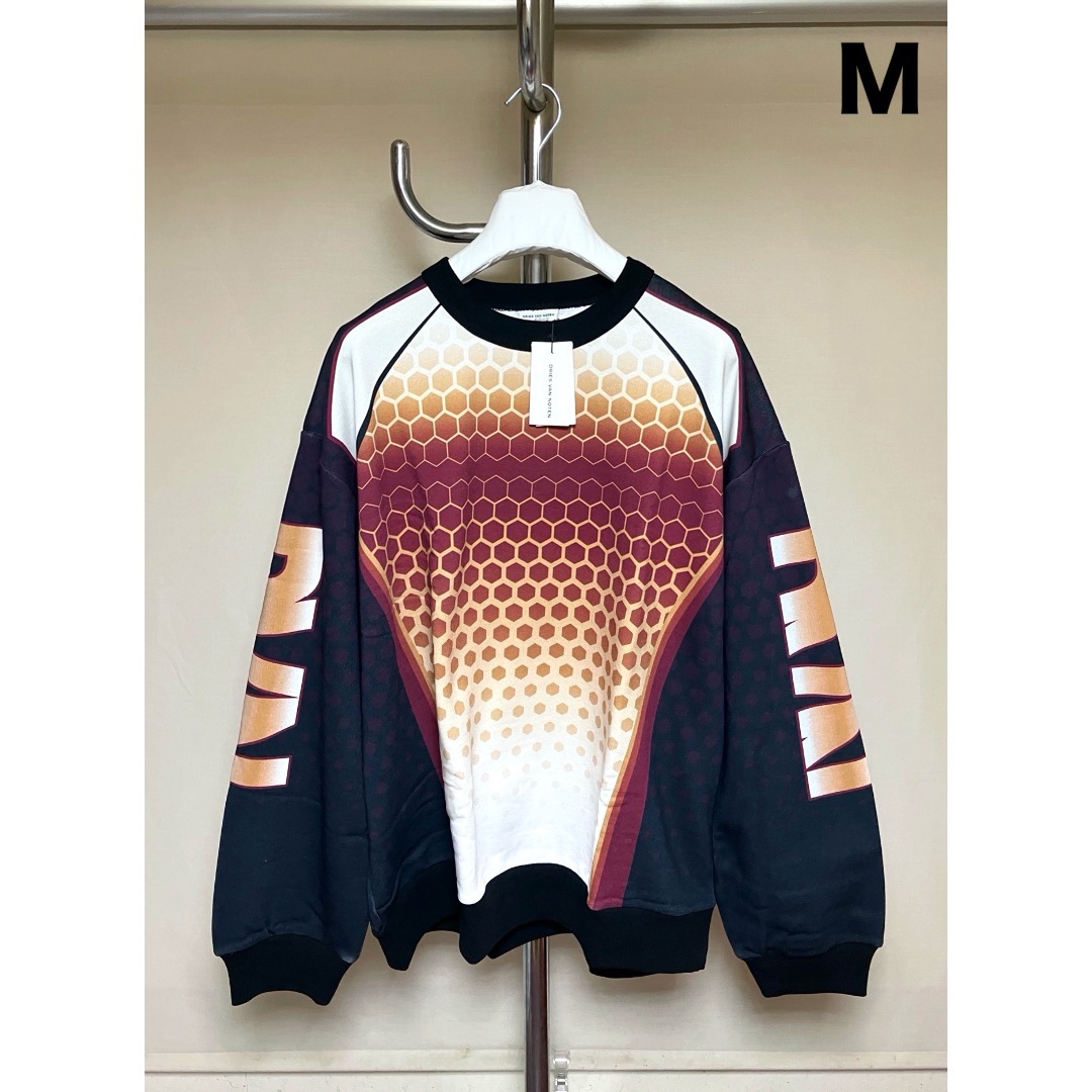 DRIES VAN NOTEN - 新品 M 23ss dries van noten 総柄 スウェット 17273