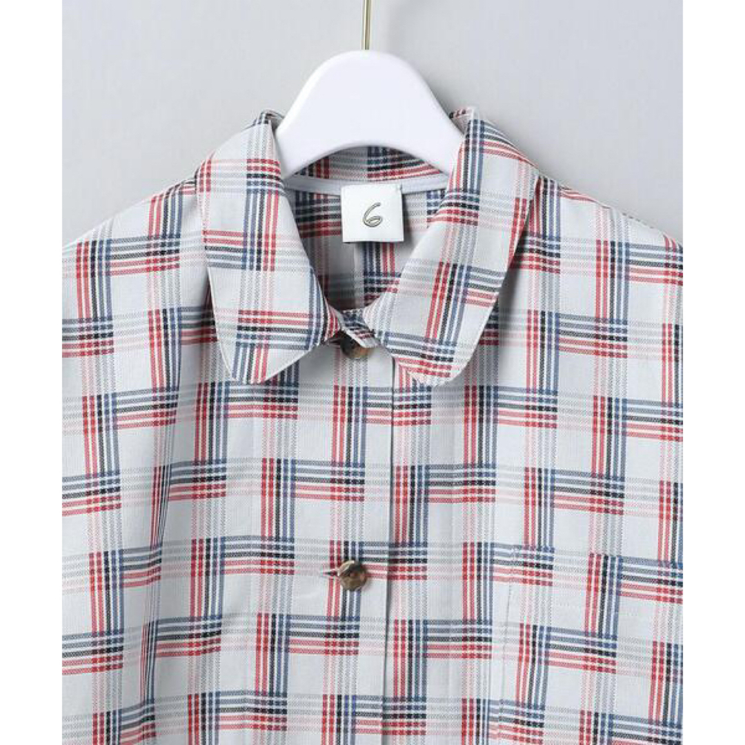 6 (ROKU) - 最終値下げ!〈6(roku)〉CHECK SHIRT JACKET 6 (ROKU) - 最終値下げ!〈6(roku)〉CHECK SHIRT JACKET