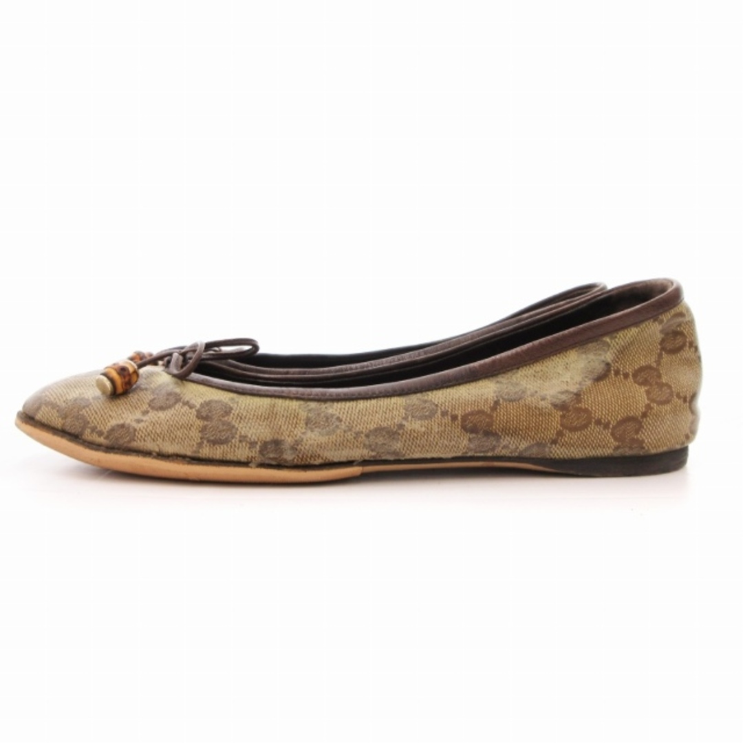 GUCCI - グッチ GUCCI GG柄 バレエシューズ フラット パンプス GUCCI - グッチ GUCCI GG柄 バレエシューズ フラット パンプス