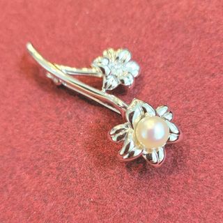 TASAKI - タサキ 0.82ctダイヤ×パール ブローチと帯留 K18 2WAY TASAKI - タサキ 0.82ctダイヤ×パール ブローチと帯留 K18 2WAY