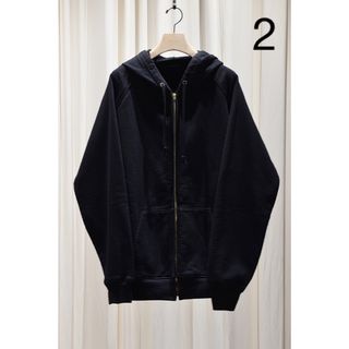 COMOLI - COMOLI 25SS コットン裏毛ジップパーカ B01-05001 2の COMOLI - COMOLI 25SS コットン裏毛ジップパーカ B01-05001 2の