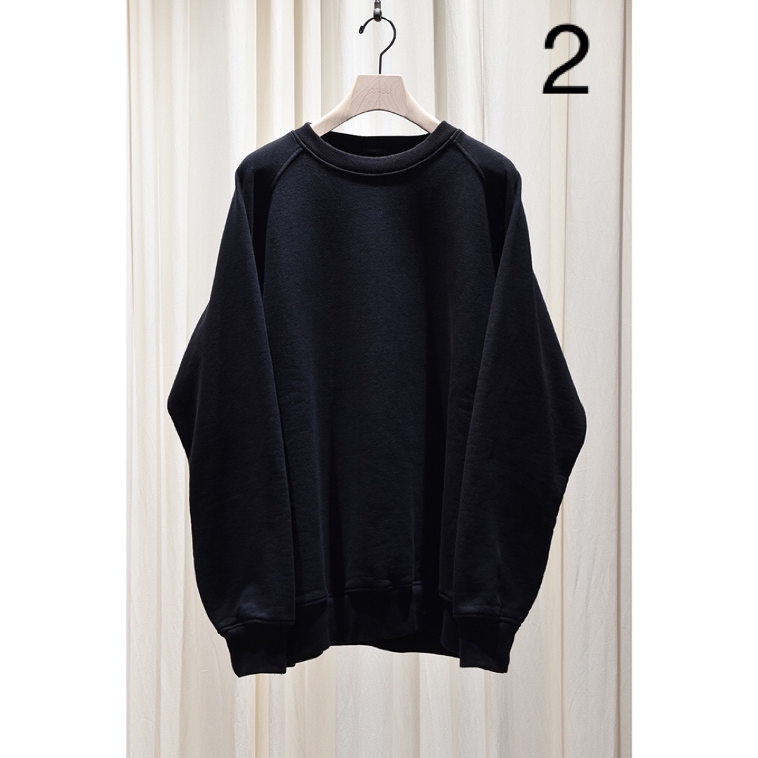 COMOLI - COMOLI 25SS コットン裏毛クルーネック B01-05002 2の COMOLI - COMOLI 25SS コットン裏毛クルーネック B01-05002 2の