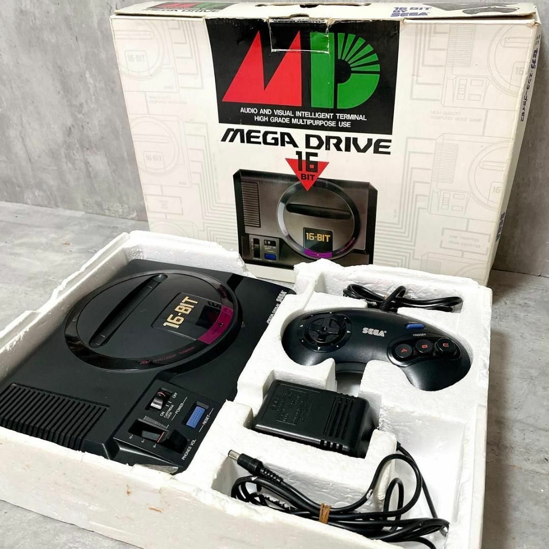 SEGA - 動作品 セガ メガドライブ HAA-2510 本体 箱付き 16-BIT SEGA - 動作品 セガ メガドライブ HAA-2510 本体 箱付き 16-BIT
