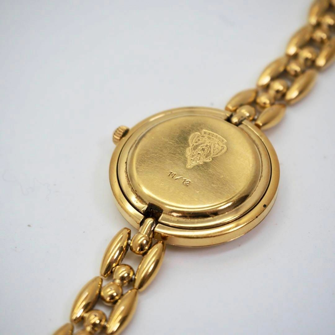 395 GUCCI チェンジベゼル レディース腕時計 ゴールド ホワイト 395 GUCCI チェンジベゼル レディース腕時計 ゴールド ホワイト