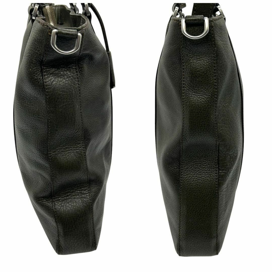 美品 1380 aniary グラインドレザー 2way トートバッグ カーキ 美品 1380 aniary グラインドレザー 2way トートバッグ カーキ
