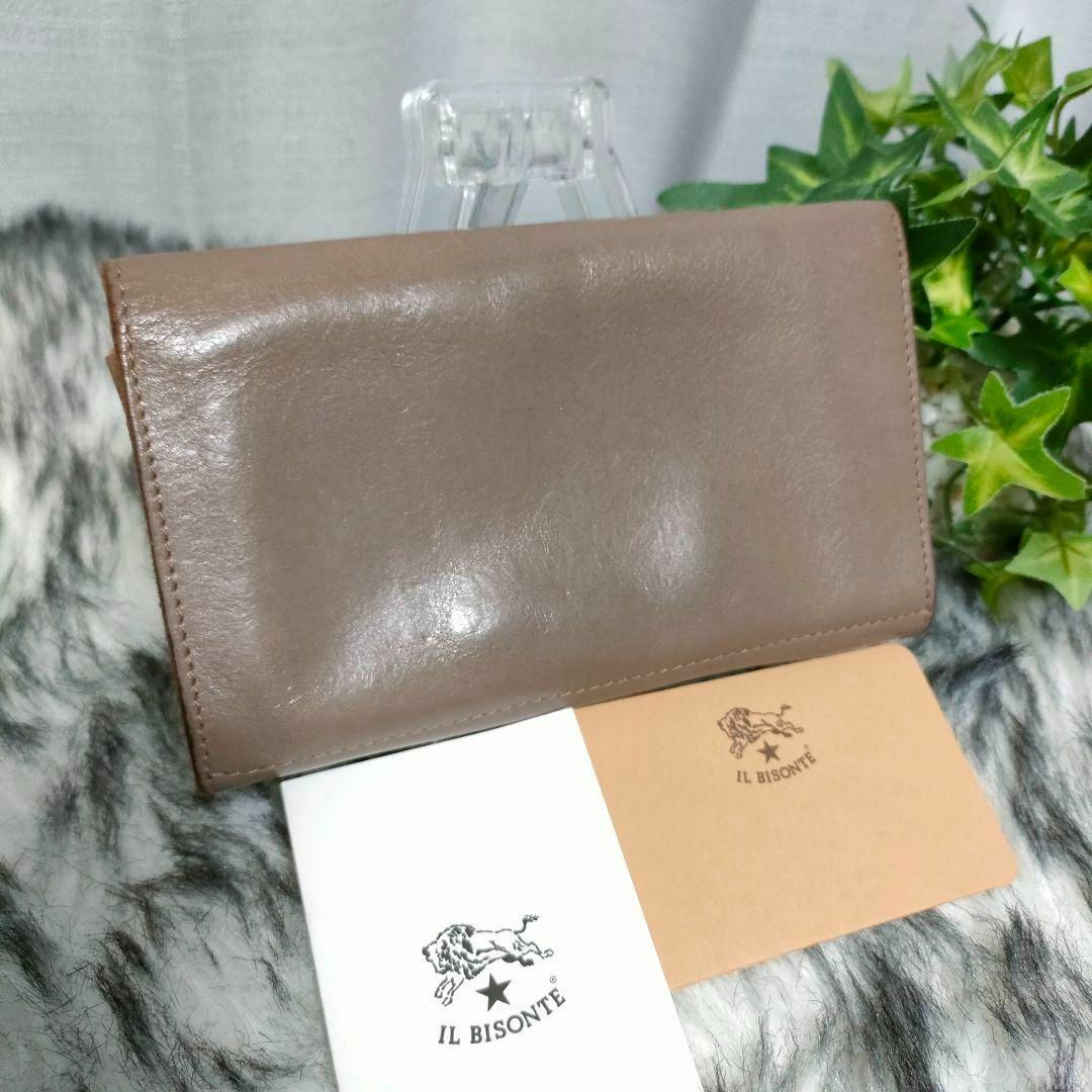 イルビゾンテ 長財布 グレージュ IL BISONTE 財布 グレー ベージュ イルビゾンテ 長財布 グレージュ IL BISONTE 財布 グレー ベージュ