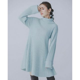 Apuweiser-riche(アプワイザーリッシェ)の「リブフレアニット Apuweiser-riche(アプワイザーリッシェ)の「リブフレアニット