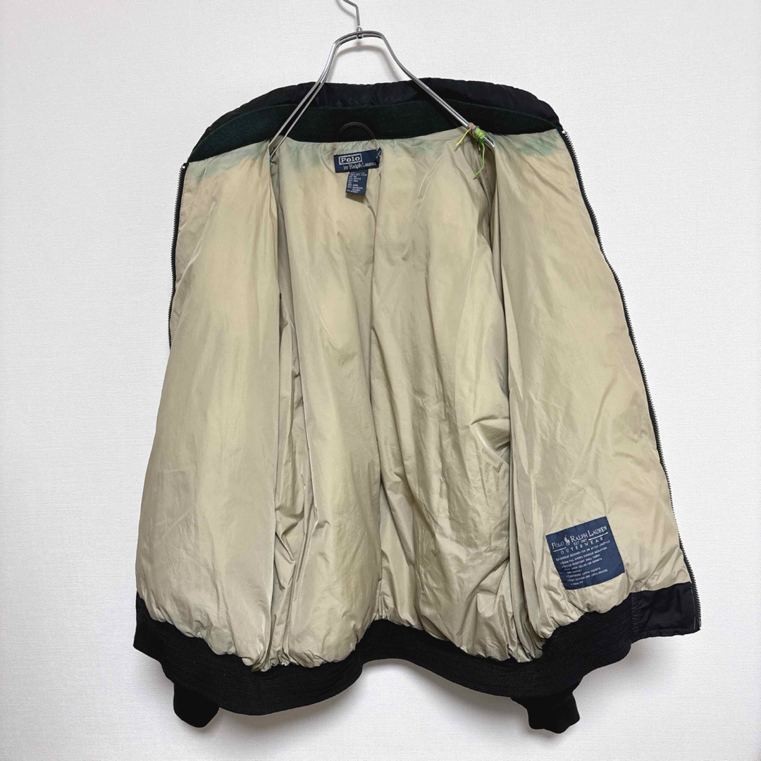 POLO RALPH LAUREN - 90s ラルフローレン ダウン ブラック POLO RALPH LAUREN - 90s ラルフローレン ダウン ブラック