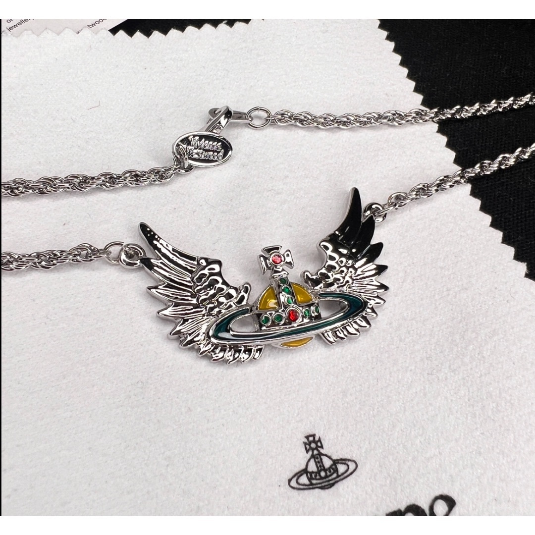 Vivienne Westwood - ヴィヴィアンウエストウッド  翼  羽  オーブ  ネックレス