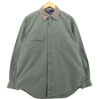 ラルフローレン(Ralph Lauren)の古着 ラルフローレン Ralph Lauren POLO by Ralph Lauren 長袖 コットンシャツ メンズL相当 /eaa512281(シャツ)