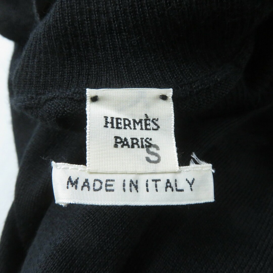 極美品☆HERMES エルメス カシミヤ シルク混 ハイネック 長袖 極美品☆HERMES エルメス カシミヤ シルク混 ハイネック 長袖