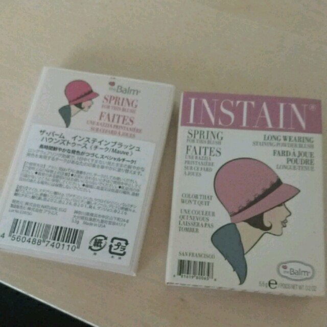 The Balm(ザバーム)のバーム BALM チーク ブラッシュ フェイスカラー ピンク コスメ/美容のベースメイク/化粧品(チーク)の商品写真