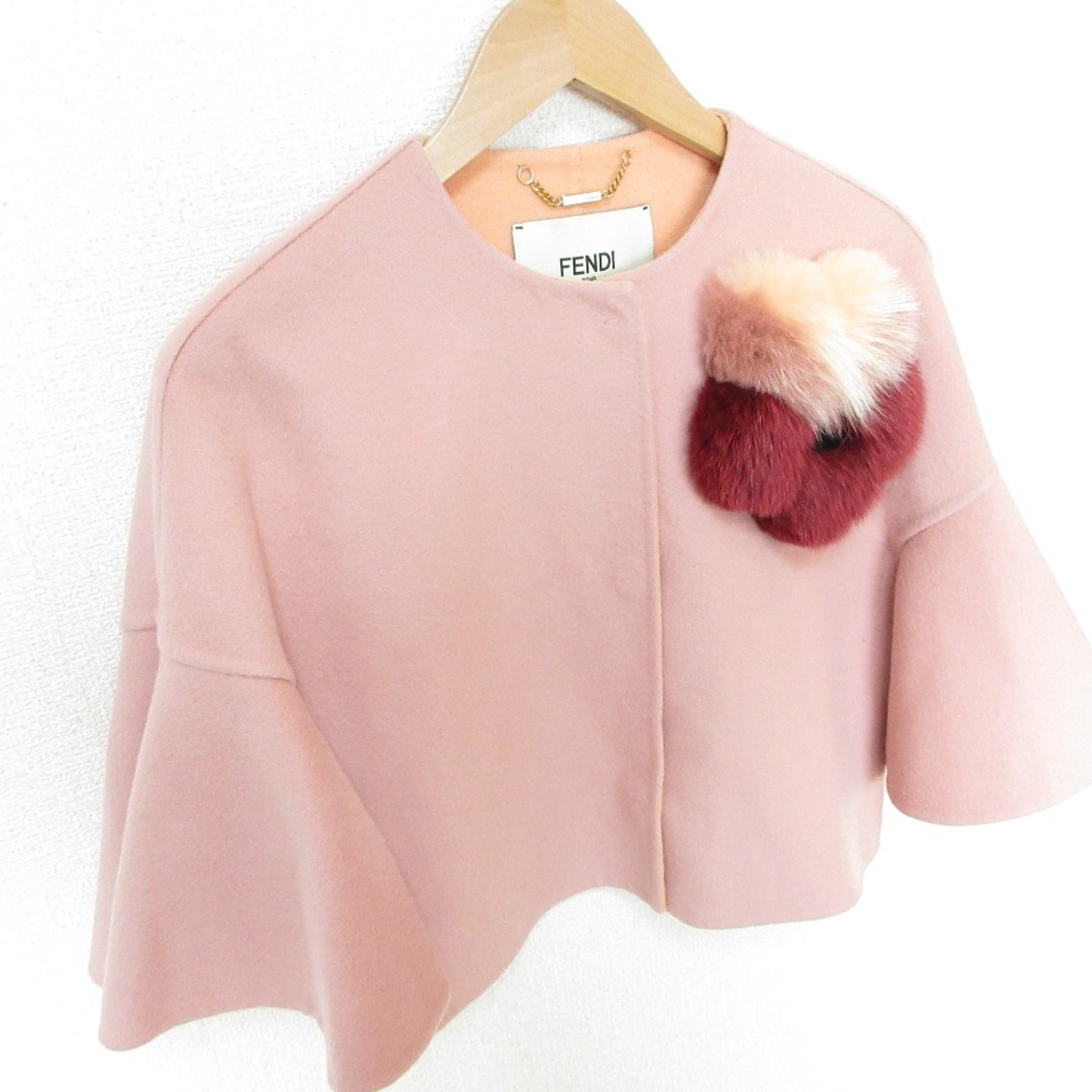 極美品✨フェンディ ポンチョ カシミヤ100% フォックスファー 極美品✨フェンディ ポンチョ カシミヤ100% フォックスファー