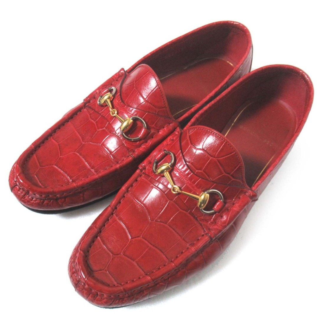 GUCCI - 美品 GUCCI MUSEO グッチ クロコダイルレザー ホース GUCCI - 美品 GUCCI MUSEO グッチ クロコダイルレザー ホース