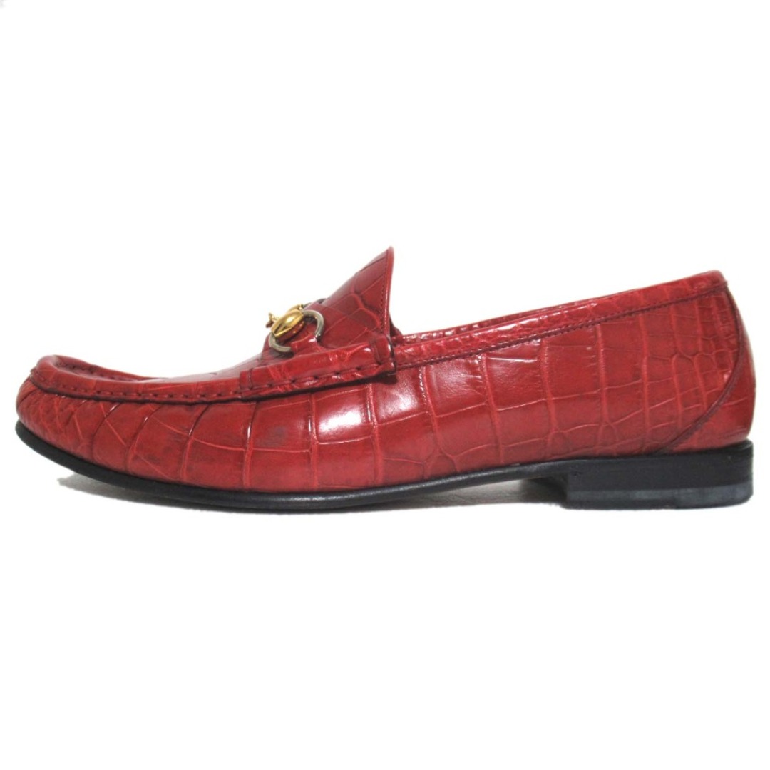 GUCCI - 美品 GUCCI MUSEO グッチ クロコダイルレザー ホース GUCCI - 美品 GUCCI MUSEO グッチ クロコダイルレザー ホース