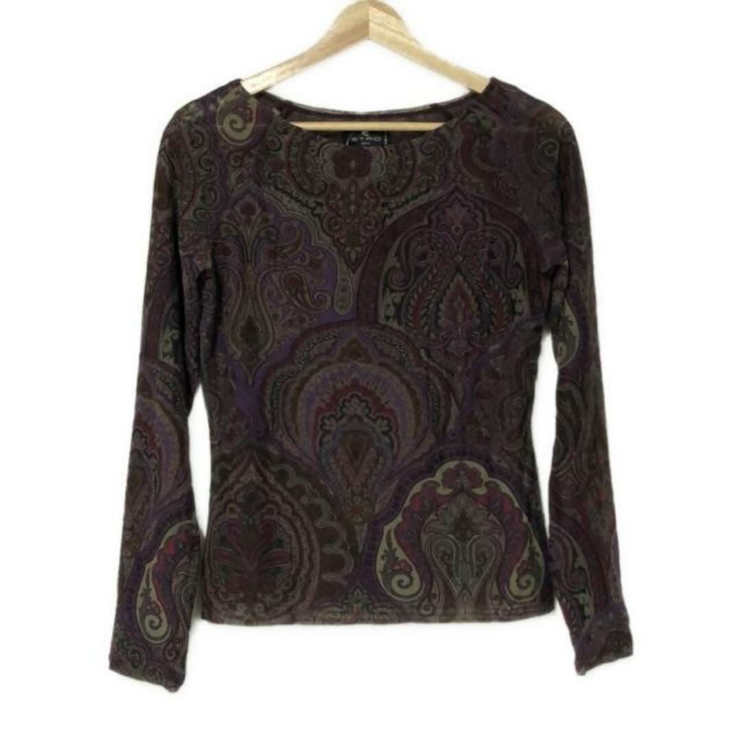 ETRO(エトロ) 長袖カットソー サイズ44 L レディース美品 ETRO(エトロ) 長袖カットソー サイズ44 L レディース美品