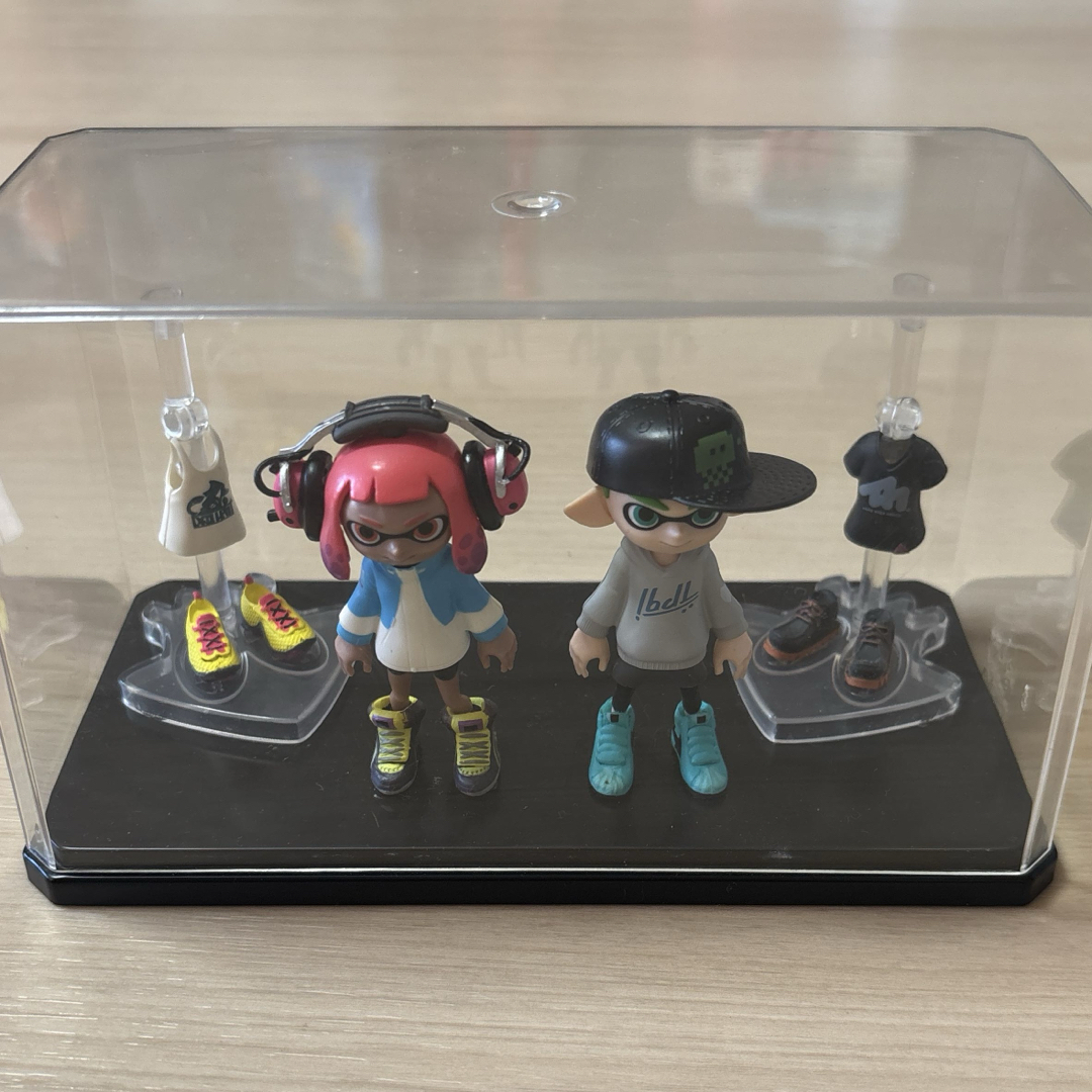 任天堂(ニンテンドウ)のスプラトゥーン きせかえフィギュア 2体セット エンタメ/ホビーのフィギュア(ゲームキャラクター)の商品写真