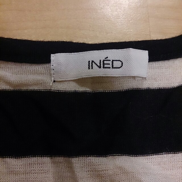 INED(イネド)のゆかり様INEDイネドボーダーカットソー レディースのトップス(Tシャツ(長袖/七分))の商品写真