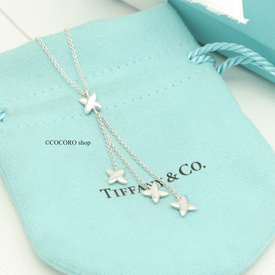 美品】TIFFANY&Co. シグネチャー トリプル ドロップ ネックレス