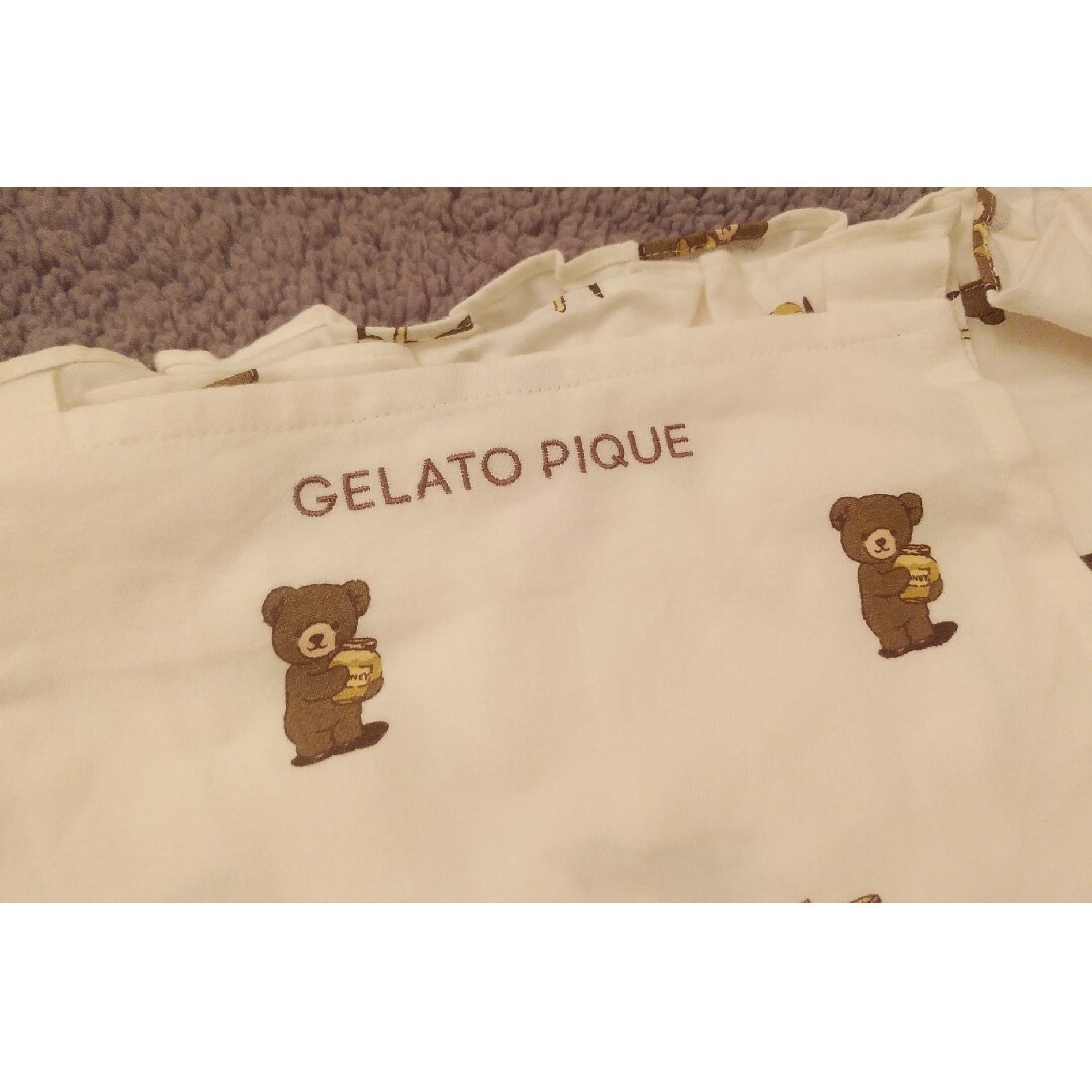 gelato pique - gelato pique クマちゃん♡エプロン 【新品 gelato pique - gelato pique クマちゃん♡エプロン 【新品