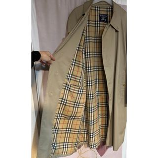 BURBERRY - バーバリー ステンカラーコート 紺 15212m 英国j製 BURBERRY - バーバリー ステンカラーコート 紺 15212m 英国j製