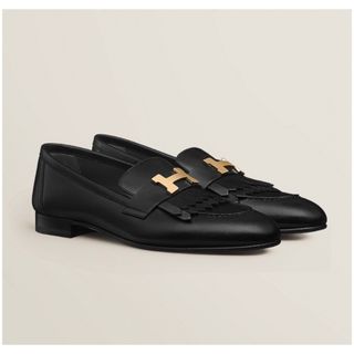 HERMES - 【1度のみ使用/美品】HERMES ローファー HITCH 35の HERMES - 【1度のみ使用/美品】HERMES ローファー HITCH 35の