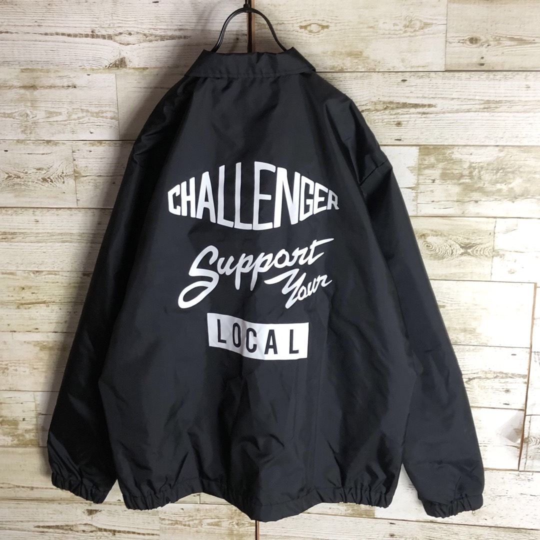 CHALLENGER チャレンジャー コーチジャケット バックロゴ入りの CHALLENGER チャレンジャー コーチジャケット バックロゴ入りの