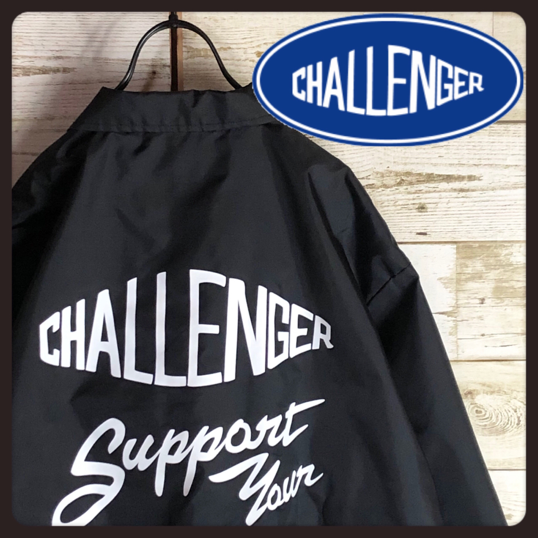 CHALLENGER チャレンジャー コーチジャケット バックロゴ入りの CHALLENGER チャレンジャー コーチジャケット バックロゴ入りの