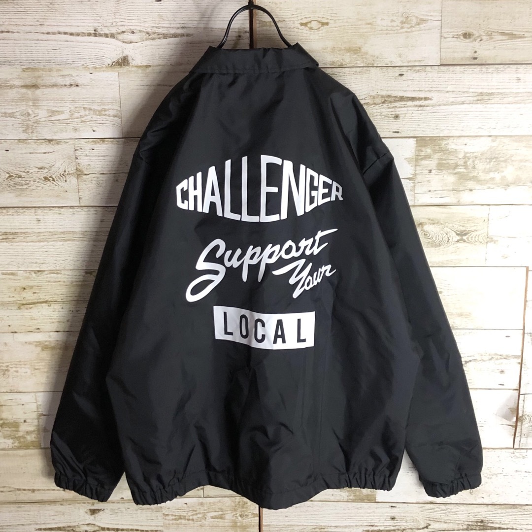 CHALLENGER チャレンジャー コーチジャケット バックロゴ入りの CHALLENGER チャレンジャー コーチジャケット バックロゴ入りの
