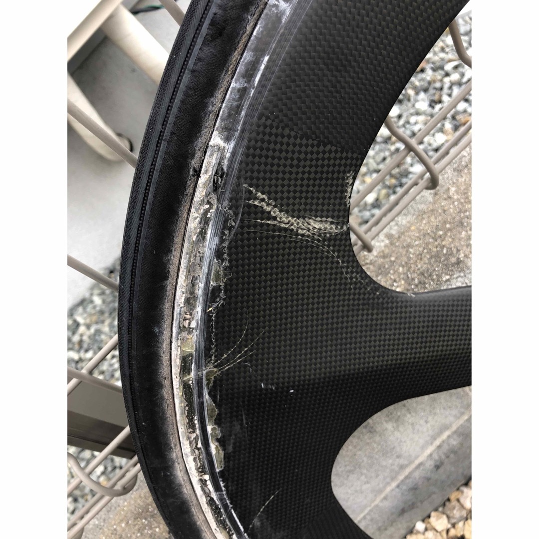 ロードバイク カーボン バトンホイール 700c トレカ ジャンク ロードバイク カーボン バトンホイール 700c トレカ ジャンク