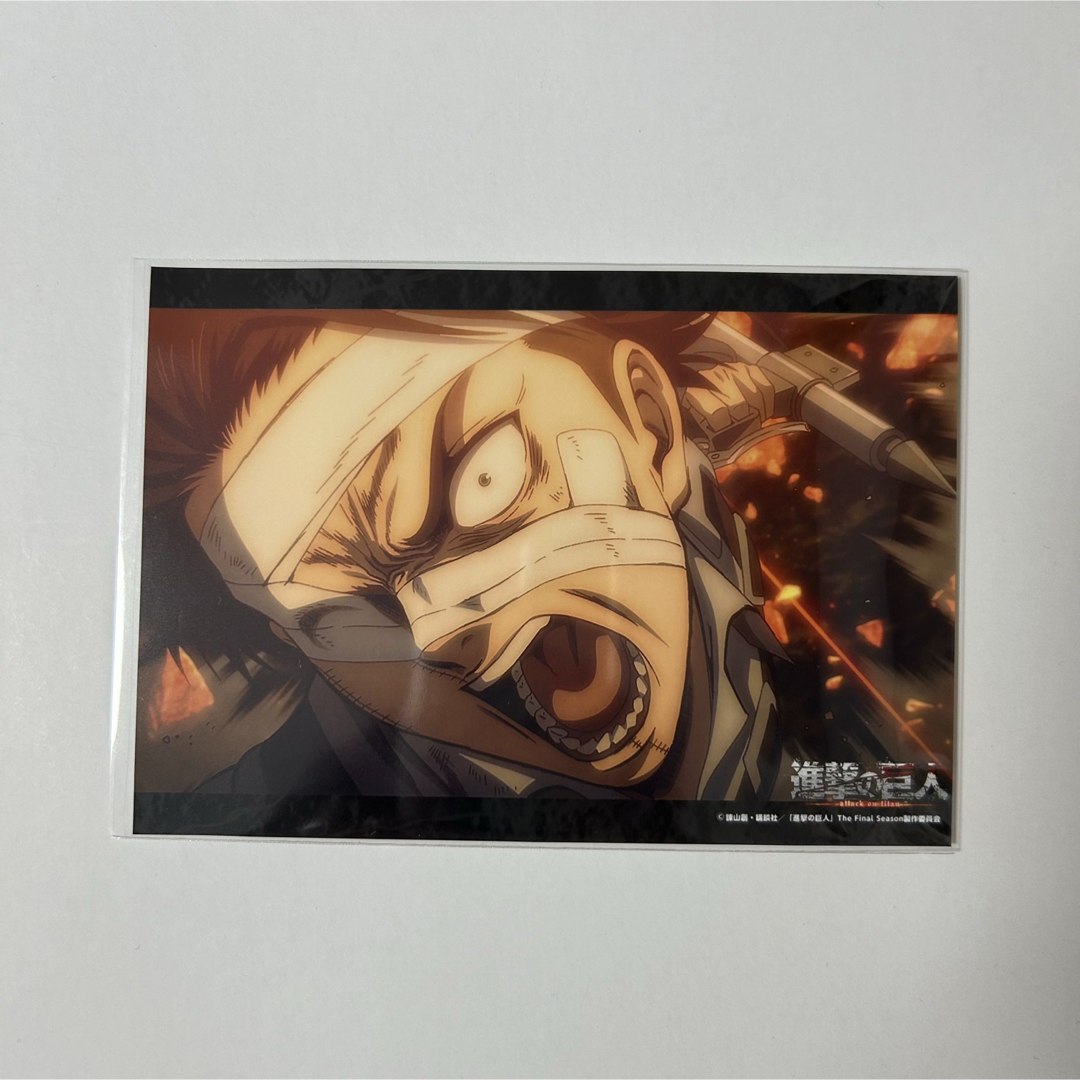 進撃の巨人 ATTACK ON TITAN ブロマイド リヴァイ LEVI エンタメ/ホビーのおもちゃ/ぬいぐるみ(キャラクターグッズ)の商品写真