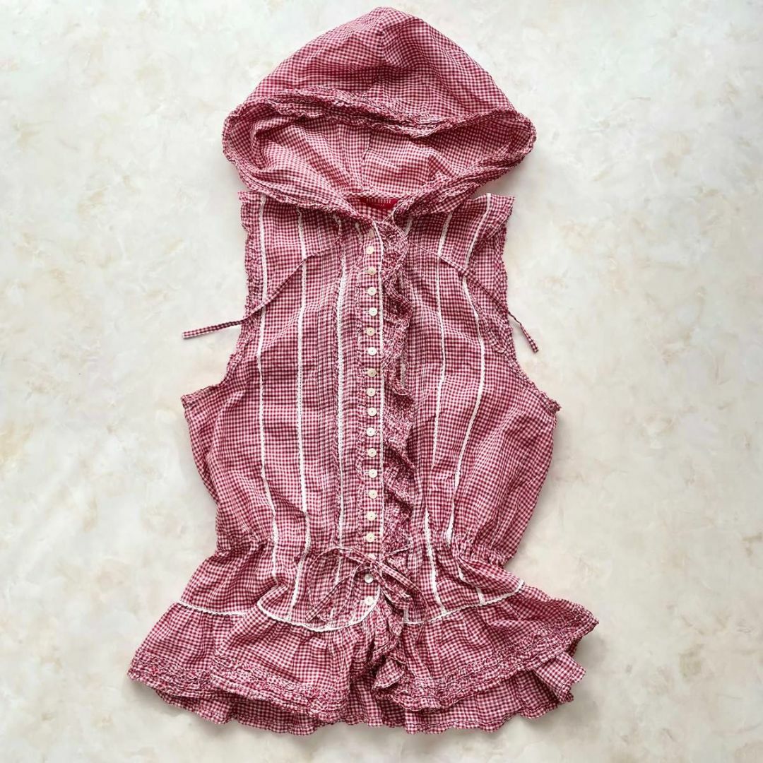 PINKHOUSE ピンクハウス ギンガム チェック チュニック シャツ PINKHOUSE ピンクハウス ギンガム チェック チュニック シャツ