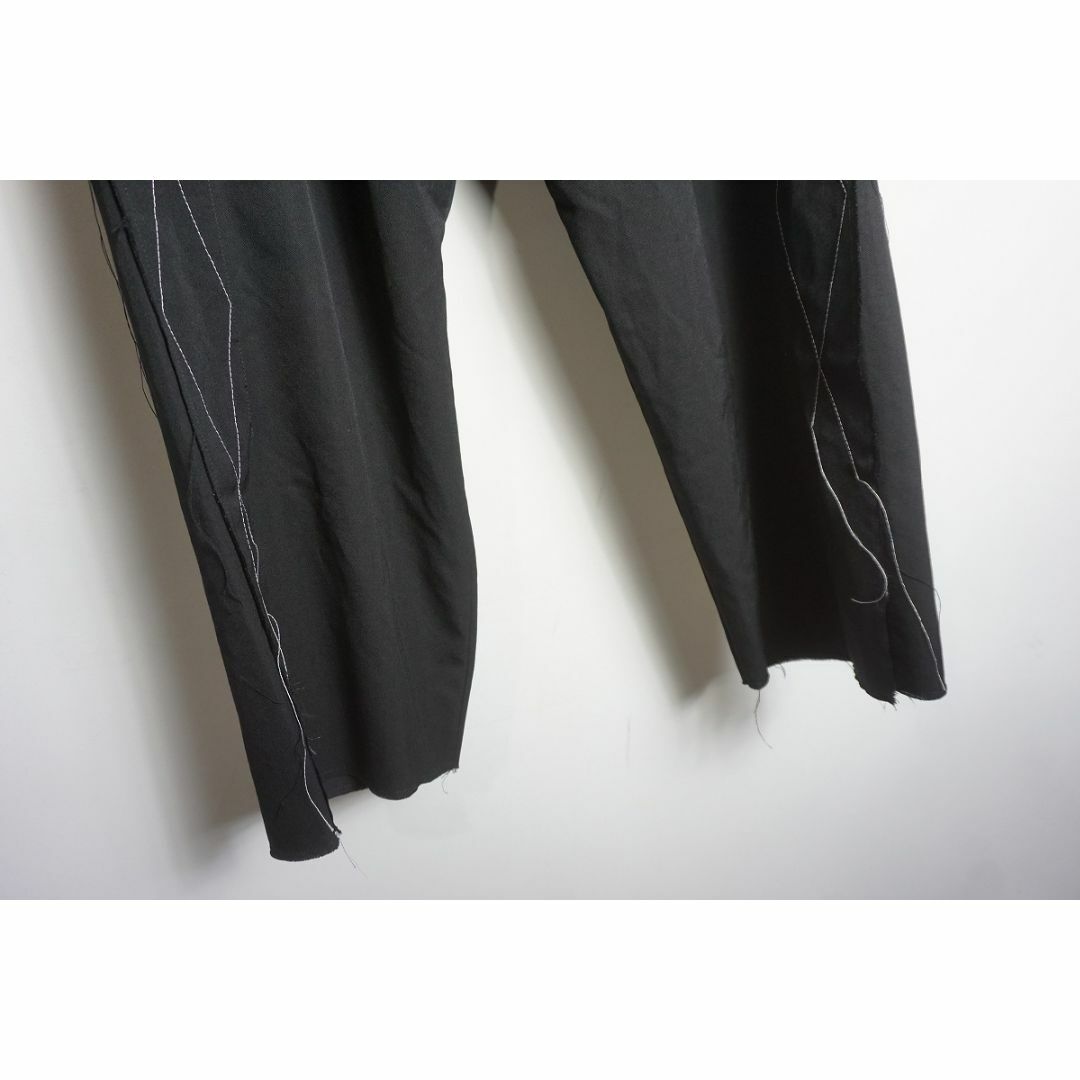 正規 16AW sulvam カットオフ 変形 スラックス ステッチ 119P△