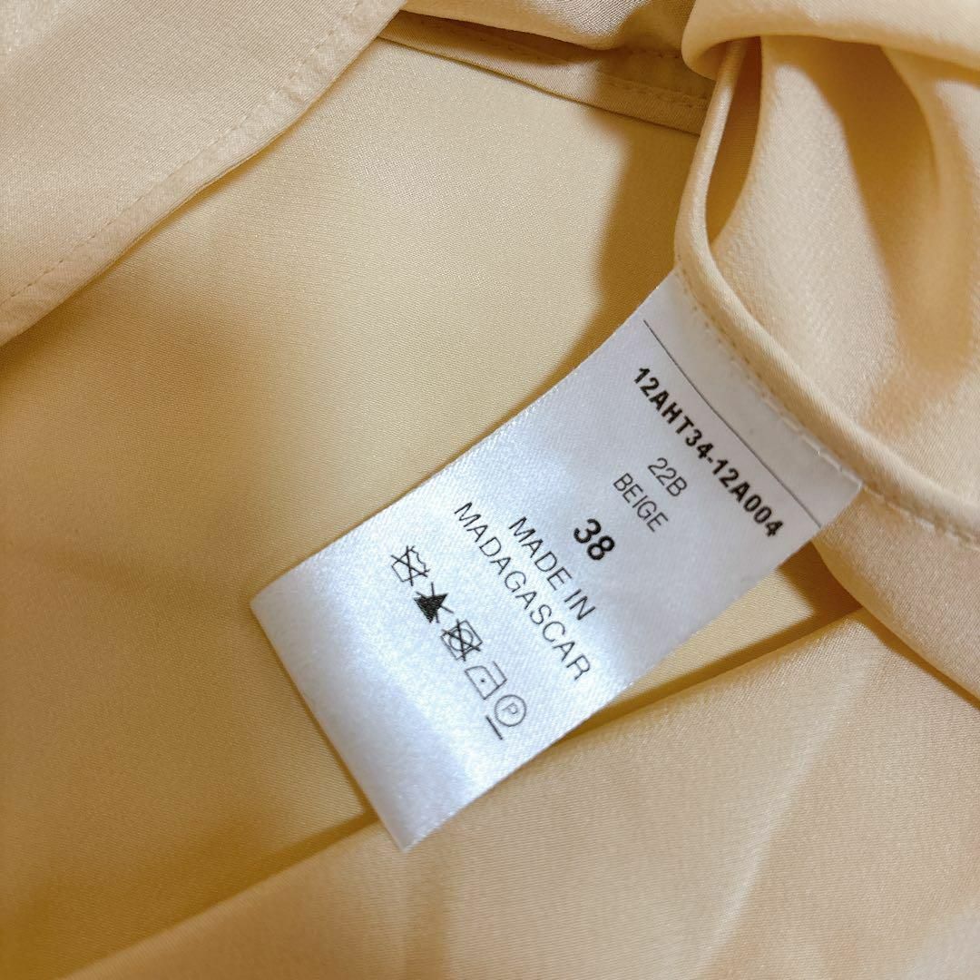 新品未使用☆Chloeクロエ フリルブラウス シルク100% とろみ